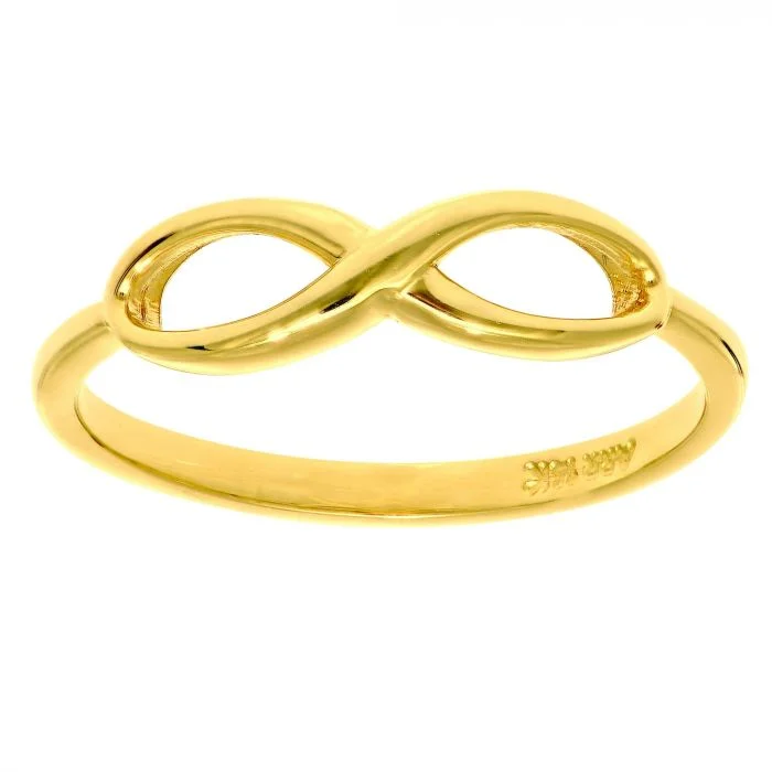 Ladies rings renaissance vibe -EMILIQUE 14KT YELLOW GOLD INFINITY RING