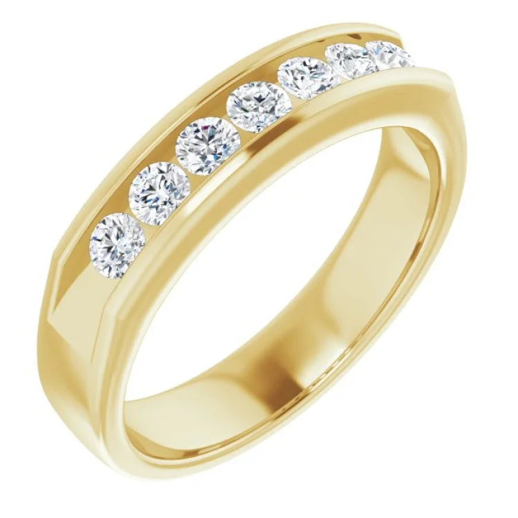 Ladies rings celestial style -14K Yellow 3/4 CTW Natural Diamond Ring