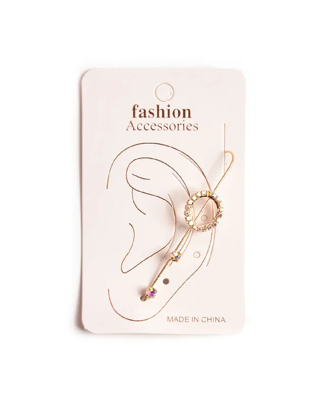 Ladies earrings elegant drop -The Universe Ear Cuff Earring