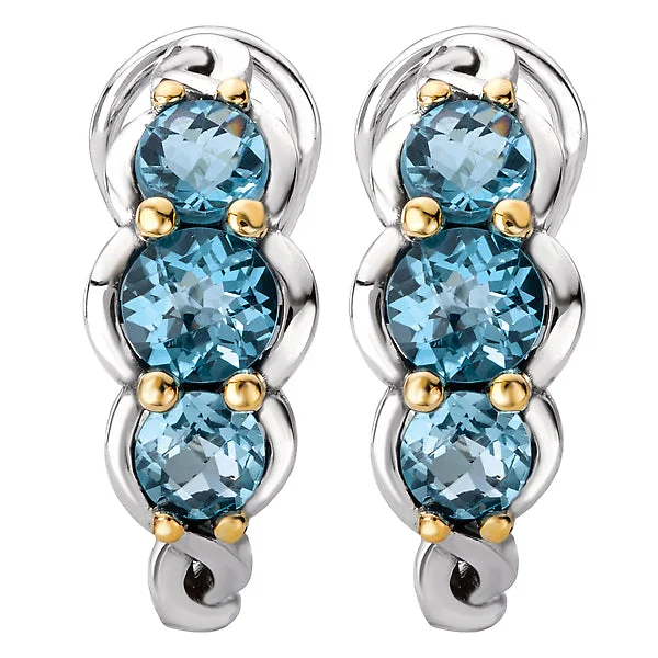 Ladies earrings forever style -Ladies Gemstone Earrings