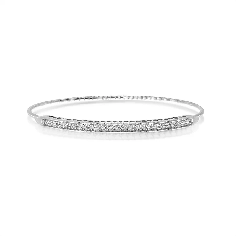 ladies bracelets organic-SPRYNGS DIAMOND STRETCH BRACELET 0.61CT BVB1061