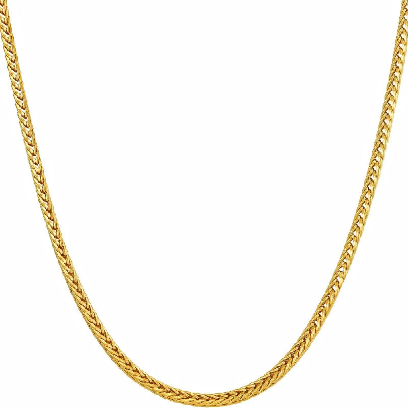 ladies necklaces harmony-Franco Chain Necklace