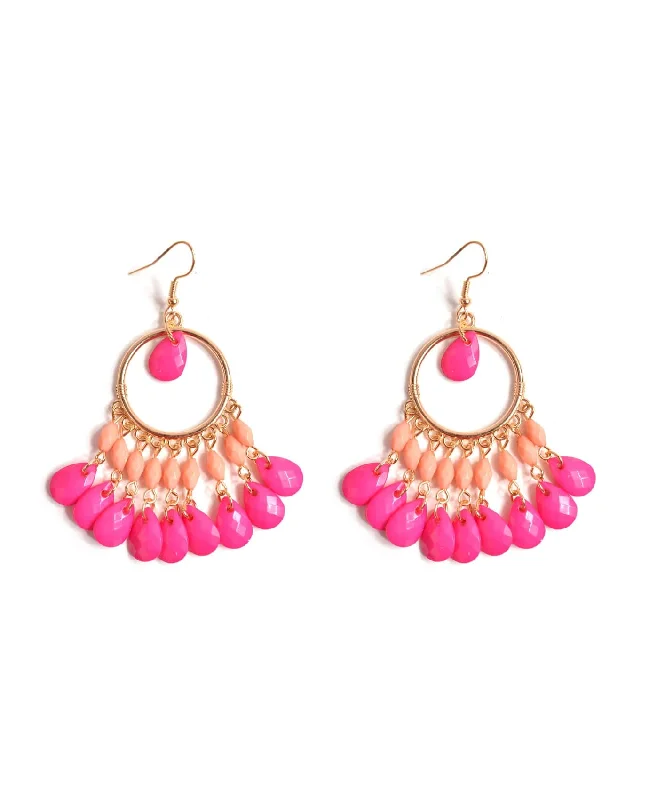 Ladies earrings recycled materials -Amazing Colors Earrings