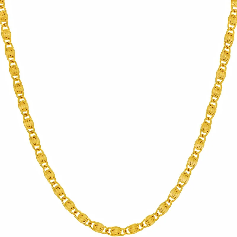 ladies necklaces sale-3mm Scroll Chain Necklace