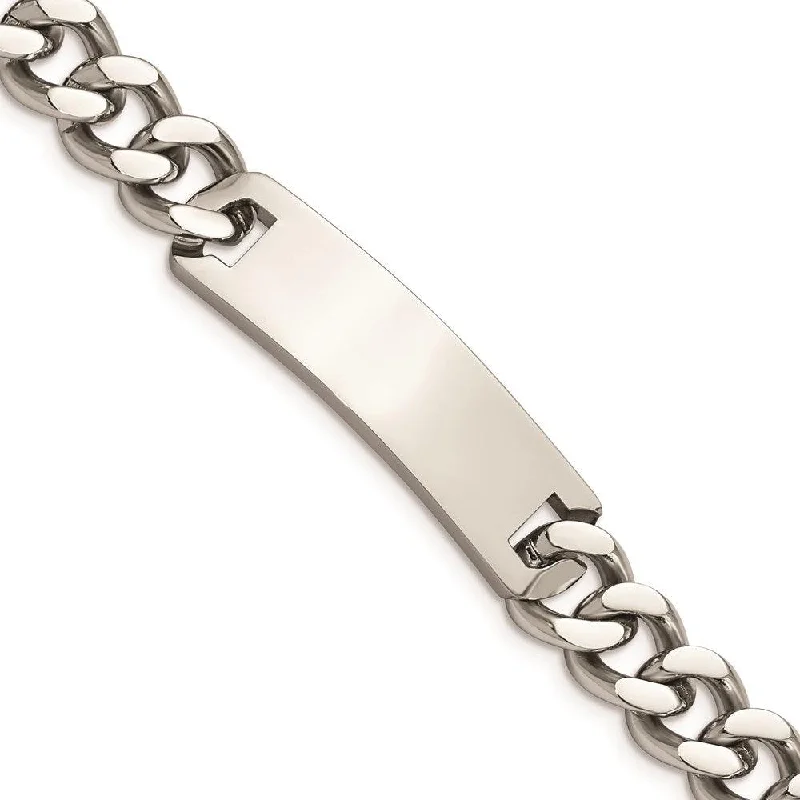 ladies bracelets cultural-Stainless Steel Polished 7.75 inch ID Bracelet