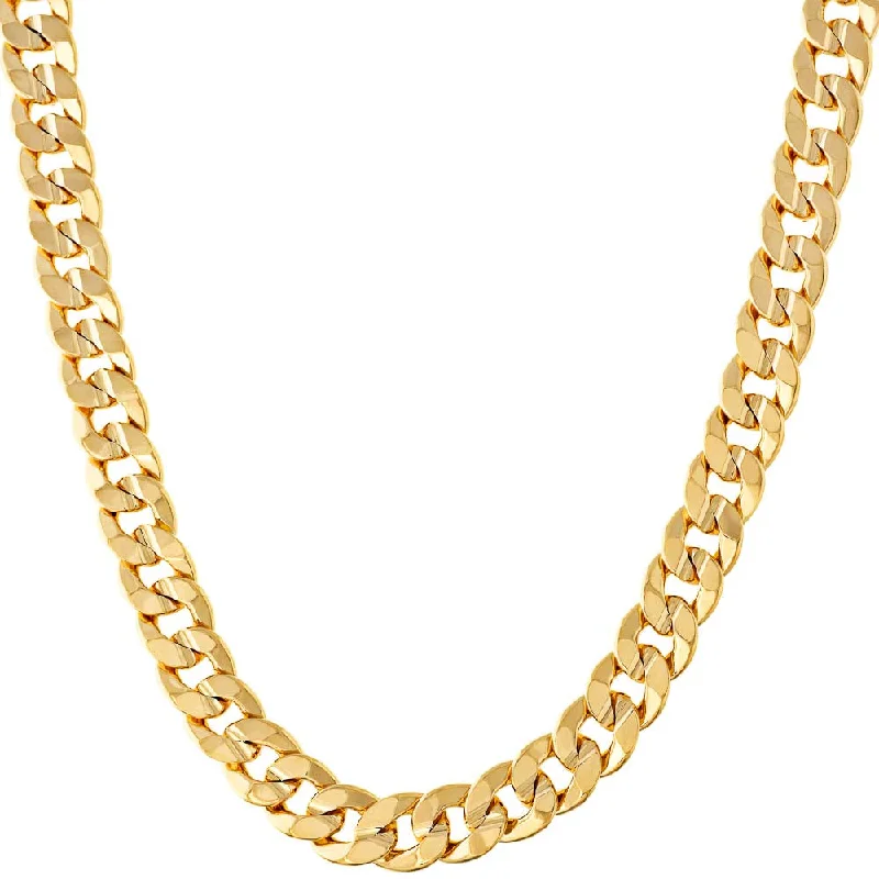 ladies necklaces gemstone-6mm Cuban Link Chain Necklace