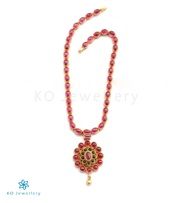 ladies necklaces work-The Saurabha Silver Kemp Necklace