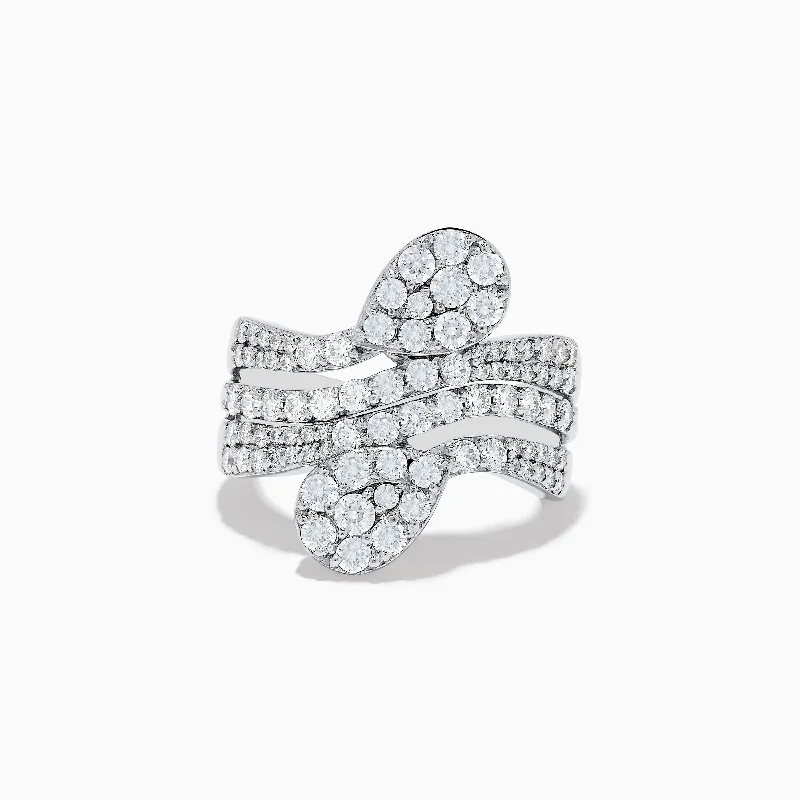 Ladies rings sweet sixteen -Pave Classica 14K White Gold Diamond Ring