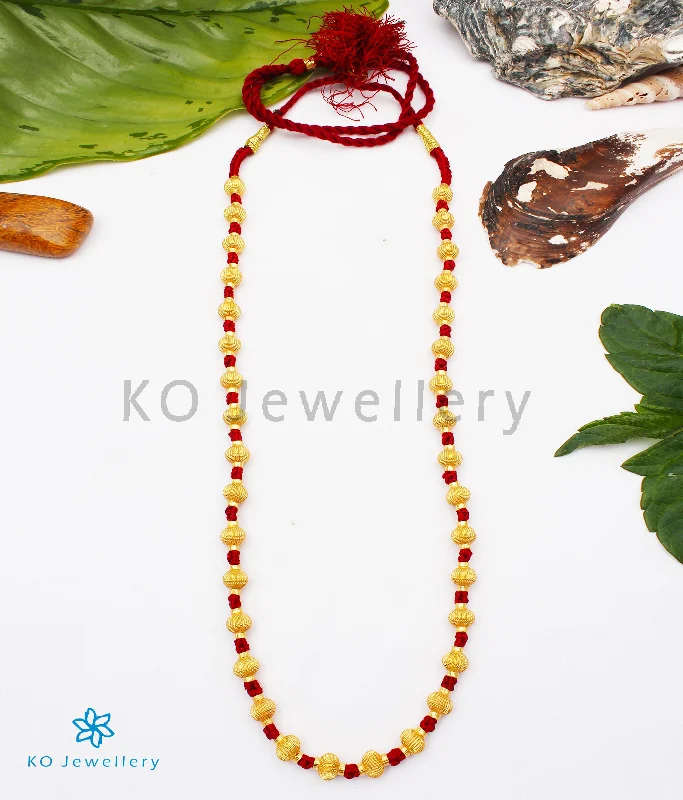 ladies necklaces prices-The Vaishnavi Jomale Silver Necklace (Red)