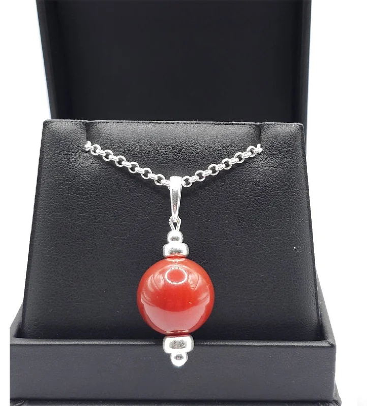 ladies necklaces cheap-CARNELIAN- PENDANT/NECKLACE