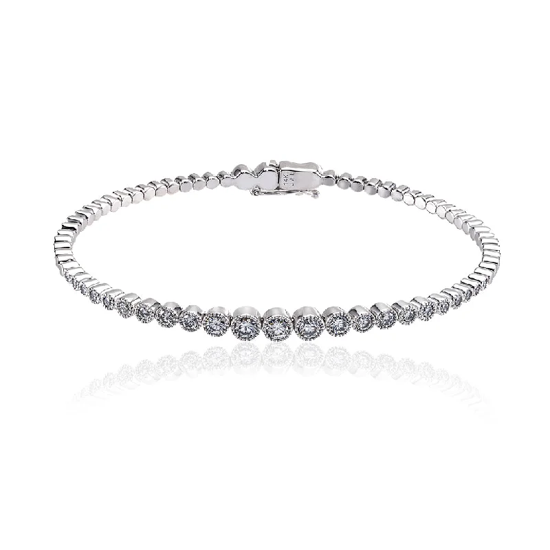 ladies bracelets beaded-SPRYNGS/1.1CT DIAMOND BRACELET BVB1041W