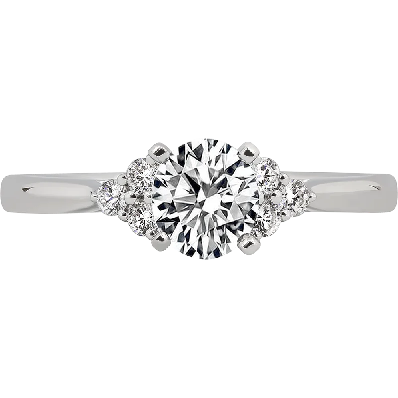 Ladies engagement rings vintage diamond -19053 Engagement Ring