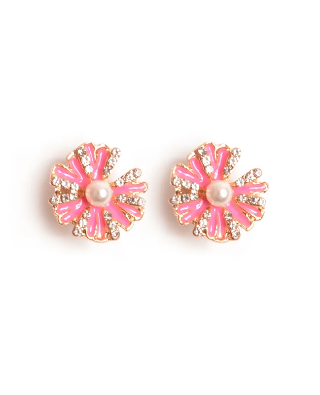 Ladies earrings high end -Enjoy Flower Earring