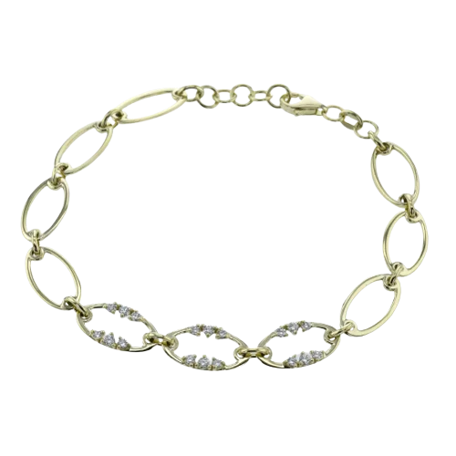 ladies bracelets kay-BRACELET IN 14K GOLD WITH DIAMONDS
REGULAR ZB857