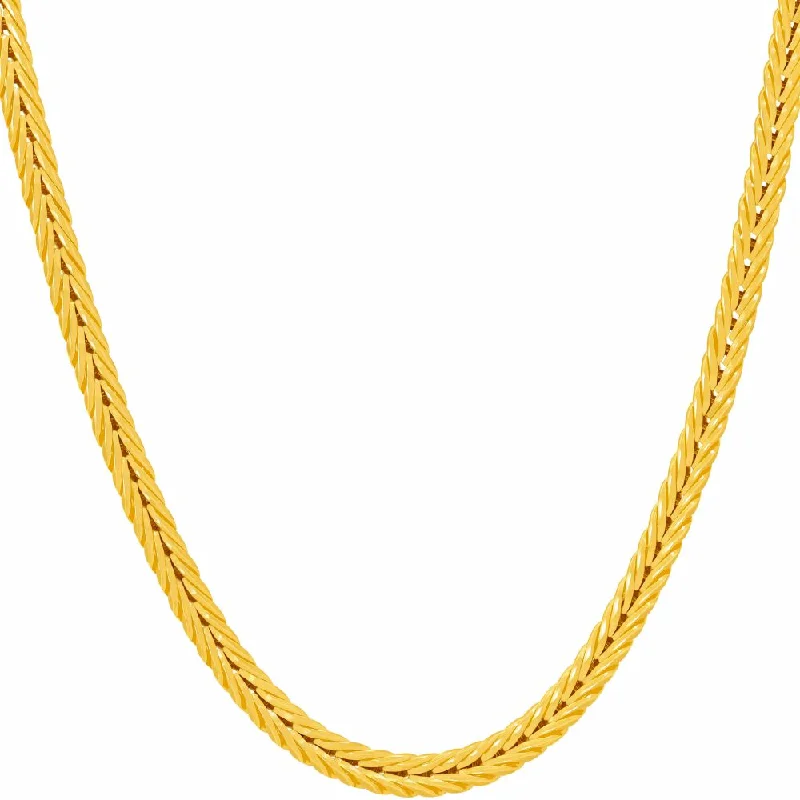 ladies necklaces embossed-3.5mm Franco Chain Necklace