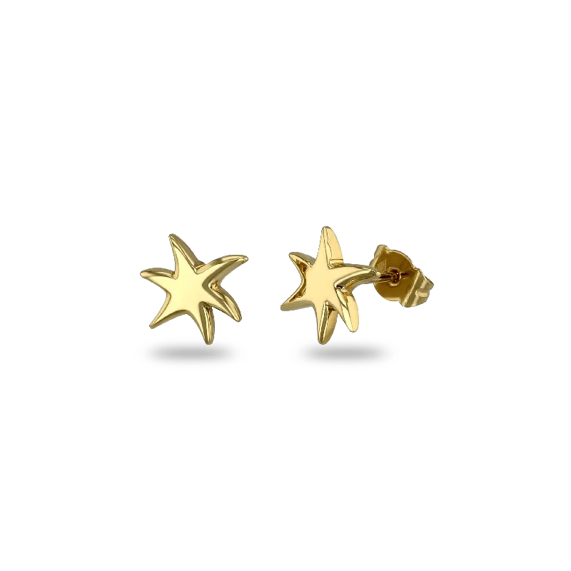 Ladies earrings elegant style -Star Earrings