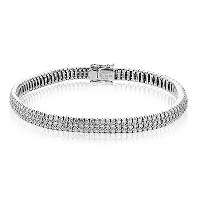 ladies bracelets modern-Bracelet in 18k Gold with Diamonds MB1175